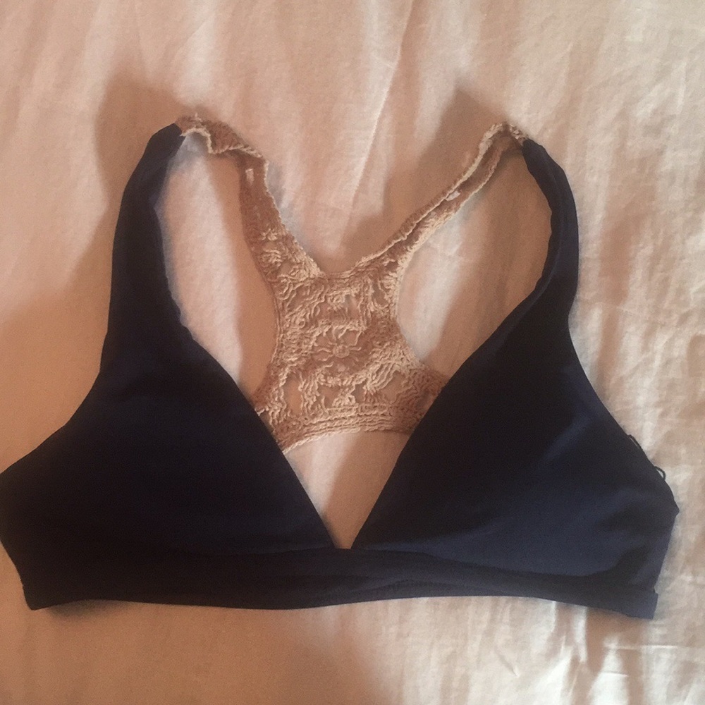 L*Space Crochet Back Bikini Top